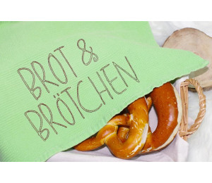 Stickdatei - Brot Liebe - Schriftzug Brot & Brötchen